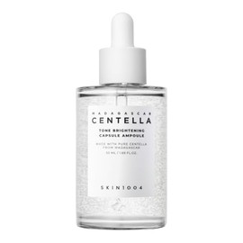 SKIN1004 Ampolla de cápsula equilibradora de tonos, suero de niacinamida y centella para cara, suero facial hidratante coreano para ayudar a equilibra