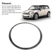 Interior Gear Shift Trim Cover Ring Carbon Fiber Style Console