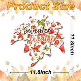 Fall Maple Leaf Wall Decor Fall Decorations for Home Room Farmhouse Kitchen Autumn Decor
