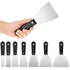QWORK® 7-Piece Stainless Steel Wallpaper and Paint Scraper Tool Set