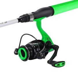 Sougayilang Fishing Rod and Reel Combo, Medium Fishing Pole with Spinning Reel, Spinning Combo, SuperPolymer Handle-6ft & GT1000