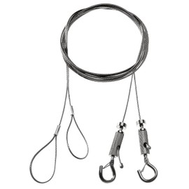 FYTO Hanger Solid Pro, load capacity up to 50 kg, lamp suspension, wire rope, easy rolls, rope ratched, LED, grow