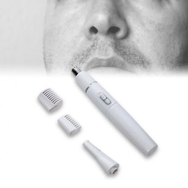 ( ) Electric nose hair groomer for women's eyebrows and men's mustache hair removal trimming / ( )전동 콧털정리기 여자 눈썹 남자 콧수염 제모 다듬기