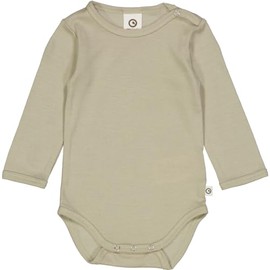 Müsli by Green Cotton Unisex Baby Woolly Silk Body and Toddler Sleepers, Soft green