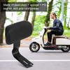 Bike Backrest Support,Electric Bicycle Rear Passenger Seat Backrest with Metal