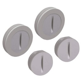 Hubbell-Bell PCP47550GY Weatherproof Accessories with Nonmetallic Closure Plug and 1/2-Inch 3/4-Inch Per Polybag, Gray