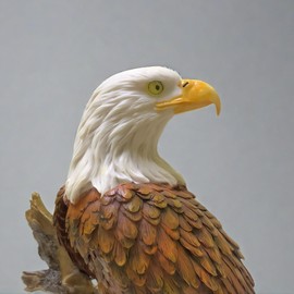 13-Inch Majestic Bald Eagle Statue – Stunning American Eagle Figurine for Home or Garden Décor, Bald Eagle Design Toscano Outdoor Statue, Vivid Patriotic Accent Piece