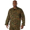 Uf Bdu Shirt - Woodland Digital/Camo/size L(41"-45")