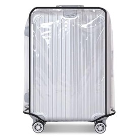 Leadigol Clear PVC Suitcase Cover Protectors, 18 inch Luggage Protector, Clear Waterproof Suitcase Cover, Rolling Luggage Suitcase Cover Dustproof Cover