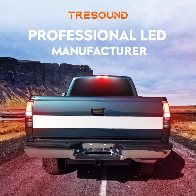 Tresound Tail Light + 3rd Brake Cargo Lamp for Dodge