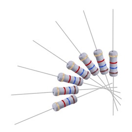 sourcing map 100Pcs 1.6K Ohm Resistor, 1W 5% Tolerance Metal Oxide Film Resistors, Axial Lead, Flame Proof for DIY Electronic Projects and Experiments