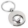 Jadani High Quality Keyring with Shopping Trolley Token, Deer