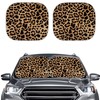 Binienty Animal Leopard Cheetah Stripe Print Auto Windshield Sun Shade-