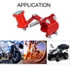 A ABSOPRO Universal Motorcycle Chain Tensioner Adjuster Accessories Red