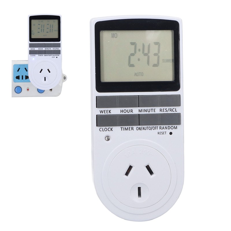 Timer Outlet Digital Intelligent Energy Saving Flame Retardant High Power