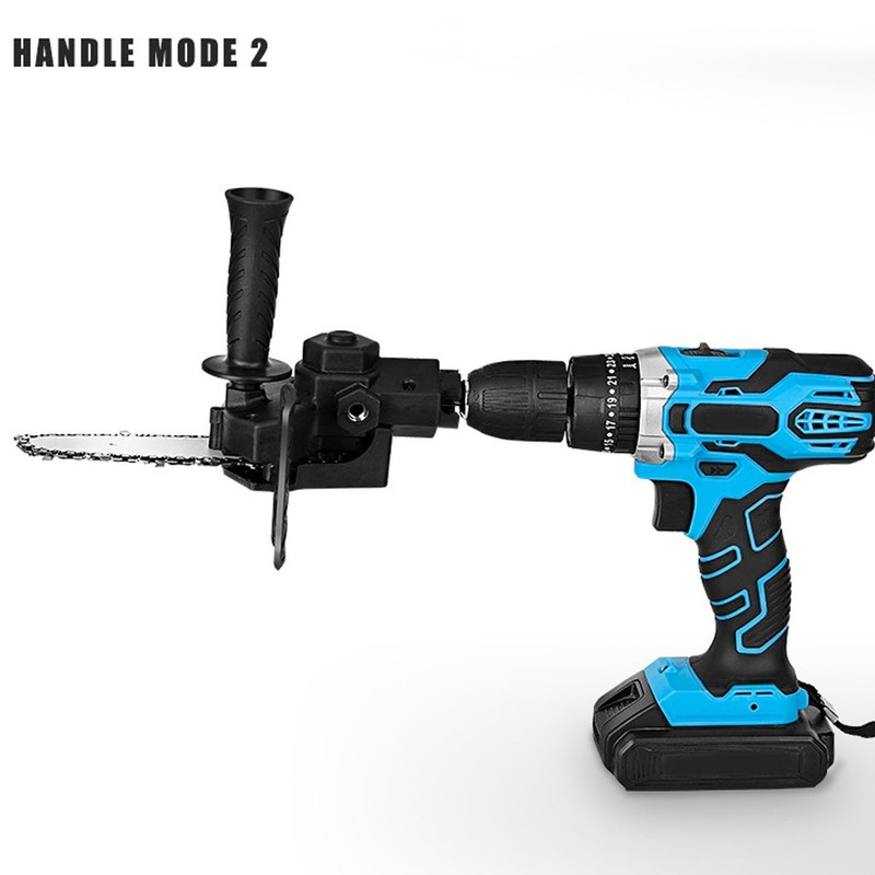 6in Electric Chainsaw Modification Tool, Electric Drill to Chainsaw Adapter
