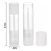 100pzs Tubos De Barra Labial De Labios Translúcidos De 5ml