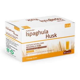 PuroSure Ispaghula Husk Orange Drink Sachets | Contains Natural Fibre | Pack of 30