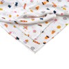 Muslin Swaddle Blankets 2 Pack 43” x 43”, 1 Burp