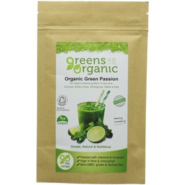 GOLDEN GREENS ORGANIC Organic Green Passion Powder 90g (PACK OF 1)