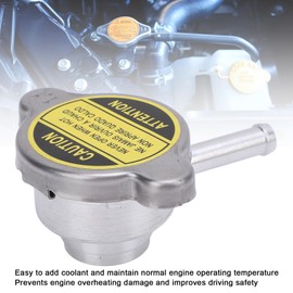 Weld On Radiator Filler Neck with 1.1Bar Cap, 30mm High Performance Aluminum Alloy Coolant System Adaptable for Most Vehicles, Enhanced Engine