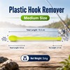Fishing Hook Remover Set 5pcs, Hook Disgorger Tools, Plastic &