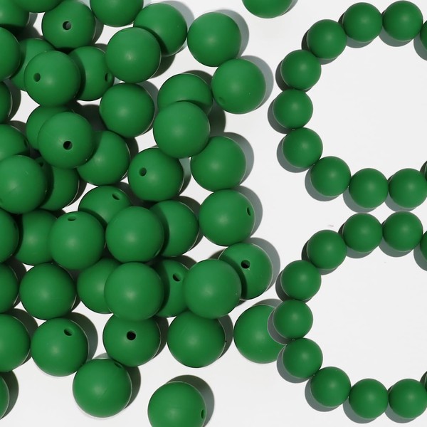 Richbunnys 120pcs Bulk Silicone Beads - 15mm Assorted Set for