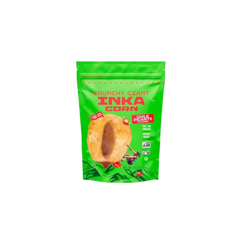 Inka Corn Giant Corn Chile Picante Doy Pack, 4 Ounce