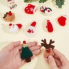 SUPERFINDINGS 9Pcs 9 Styles Wool Felt Christmas Decorations Set Felting