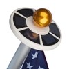 Sunnytech 2nd Generation Solar Flag Pole 20led Light, Brightest, Most