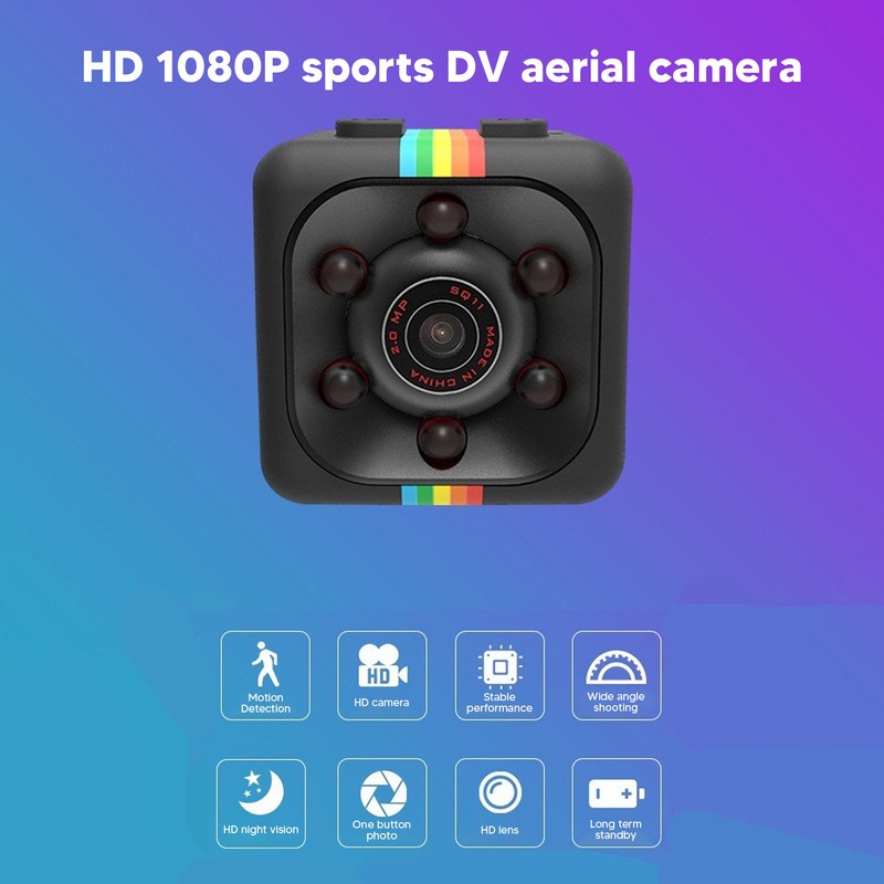 Mini HD 1080P Camera Outdoor Sports Small Infrared Night Vision