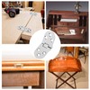4Pcs Heavy Duty Folding Table Hinges, Silver Sewing Machine Flip