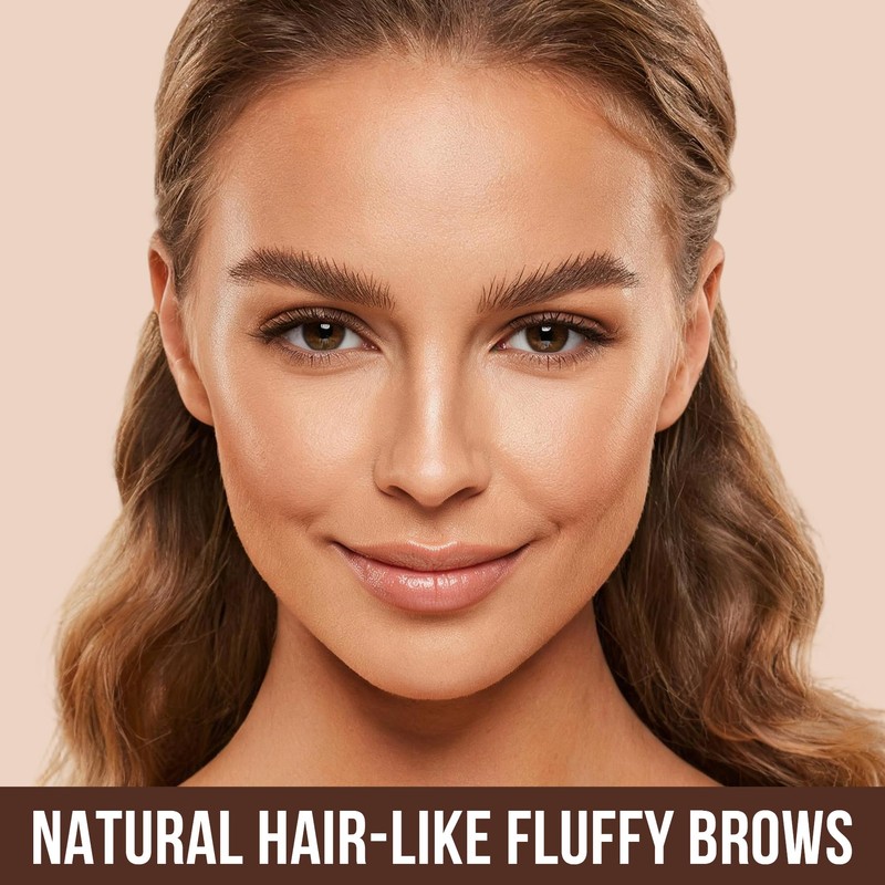 Eyebrow Pen for Women & Men, Natural Hair-Like Brows, Black