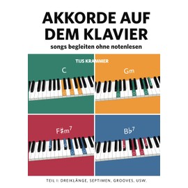 Akkorde auf dem Klavier: Songs begleiten ohne Notenlesen