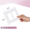 Bates- Screwless Decorator Wall Plates, White, 10 Pack, Screwless 2