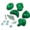 Dark Green Climbing Stones Grips Set of 5 Pieces +
