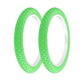 PRO+ BICYCLE PRO+ TIRE IN  18" X 2.125 ALL GREEN BMX (2) TIRES