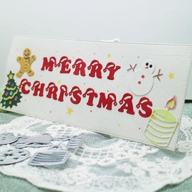 8Pcs/Set Christmas Ornament Metal Die Cuts, Christmas Accessories Metal Cutting Dies Cut Stencils for DIY Scrapbooking Cards Decorative Embossing Paper Dies for Scrapbooking Card Making