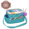 KarSyon Crochet Bag Yarn Storage Organizer Knitting Bag For Crocheting