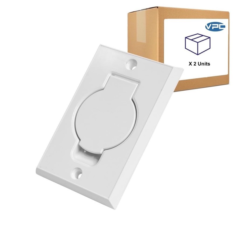 VPC Central Vacuum Standard White Inlet Valves - Designed for