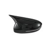 Carbon Fiber Rearview Side Mirror Cover Cap Housing Ox Horn