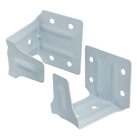 AXLIZER 4PCS Window Blind Headrail Brackets - Mini White Center Support Mounting Brackets for Window Blinds and Valance Installation