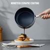 Induction Cookware Set 6-Piece, Stackable Kitchen Cooking Pots Set, 6qt