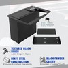 KUAFU Center Console Safe Vault Storage Box w/Bolts Compatible with
