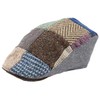 Donegal Touring Cap Tweed Hat (Large, Patchwork)