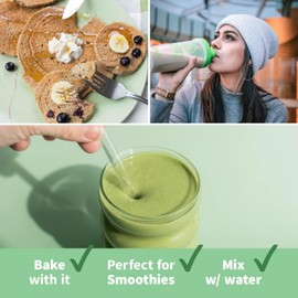 Sprout Living Epic Protein Powder, Green Kingdom Flavor, Organic Plant Protein, Gluten Free, No Additives, 20 Grams Clean Vegan Protein (1 pound,13 servings)