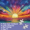 Impossible Puzzle for Adults 1000 Pieces, Ocean Sunset Puzzles with