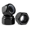 BNUOK 100Pcs 1/4-20 Lock Nuts, Nylon Insert Locknuts 304 Stainless