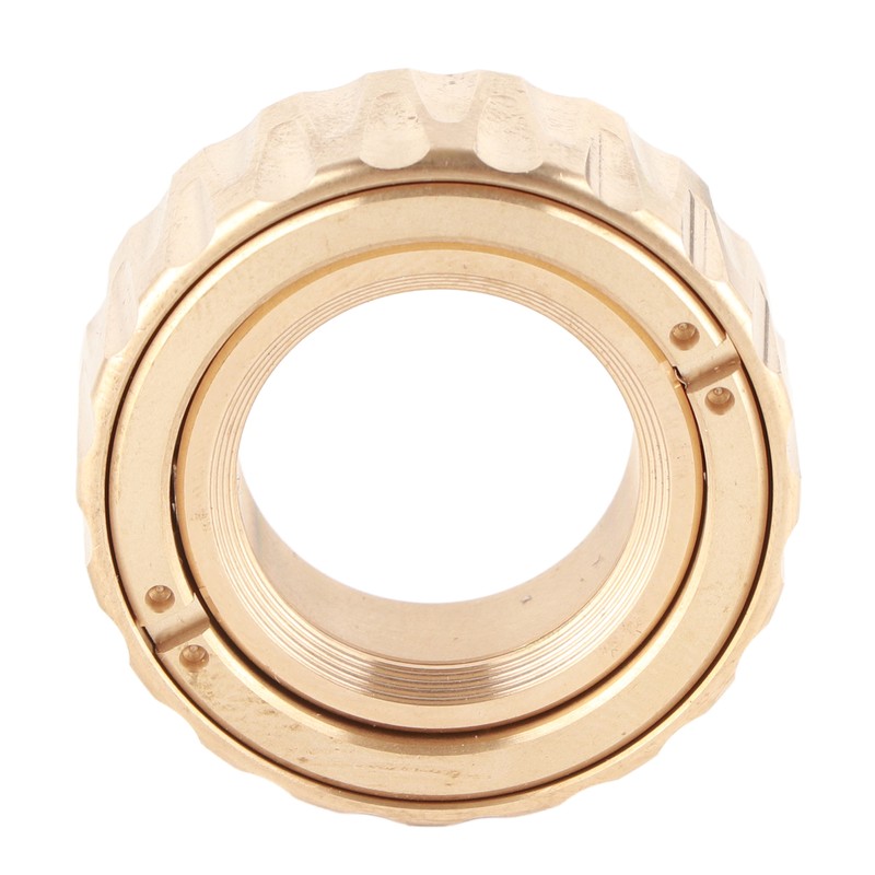 Gears Fidget Ring Anxiety Relief Rotatable Portable Metal Magnetic Adults