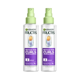 Garnier Fructis Method for Curls Moisture Refreshing Curl Activator, Curl Refresher Spray with up to 5% Hyaluronic Moisture Complex, Designed and Tested for 2C to 4C Curls and Coils, 12.5 fl oz